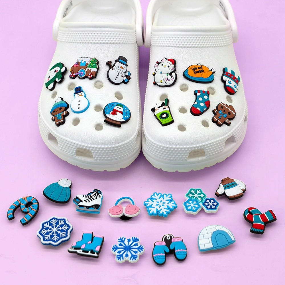 洞洞鞋花配饰DIY鞋扣适配crocs