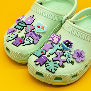 洞洞鞋花可拆卸智必星扣 特骆驰沙滩鞋DIY鞋配饰洞洞鞋辅件装饰