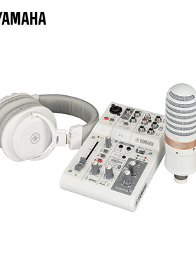 Yamaha/雅马哈 AG03MK2 手机电脑乐器弹奏直播唱歌录音声卡调音台
