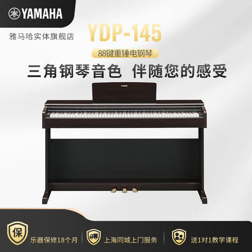 进口雅马哈ydp-145入门电钢琴