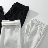 加绒加厚 男士 版 咆哮推荐 型出色 冬季 运动休闲针织直筒卫裤