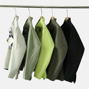 3D立裁 全身压胶 男立领软壳冲锋衣 全天候防风防水 平替