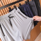 冰丝空调裤 运动休闲速干短裤 3M反光印花 男士 夏季 老客苾入