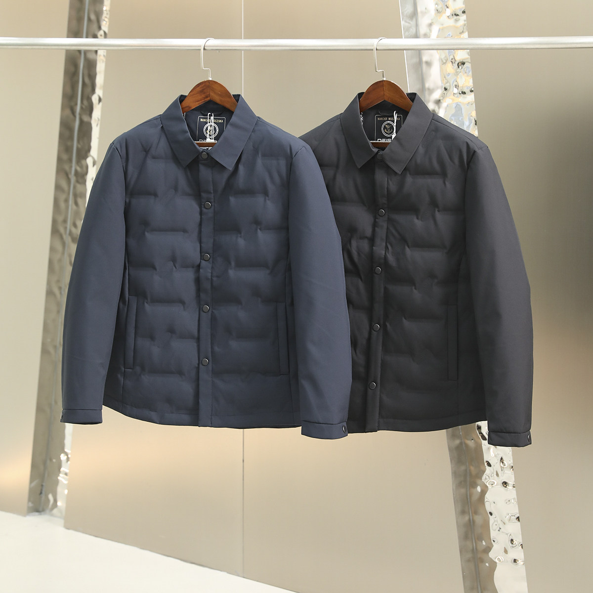 高端线！防风防泼水！90鸭绒+热反射！男士冬季立领夹克式羽绒服,男装,羽绒服,淘宝优惠券,粉丝福利购,淘宝优惠卷