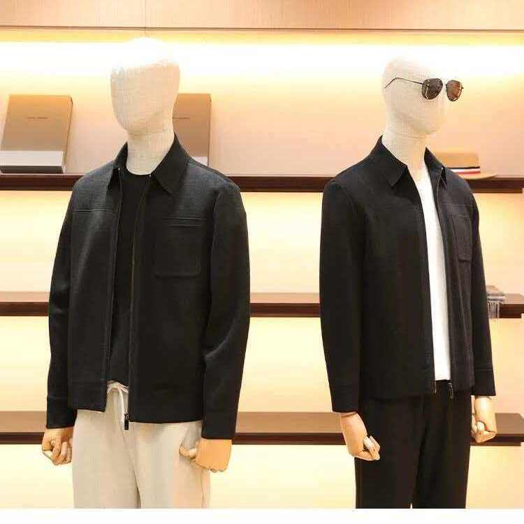 过万级 意式鼎奢 老钱风 绵羊毛混纺 男士商务行政翻领夹克外套,男装,夹克,淘宝优惠券,粉丝福利购,淘宝优惠卷