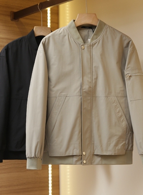 人气王！经典MA1！轻盈又保暖！男士秋冬棒球领工装口袋棉服夹克