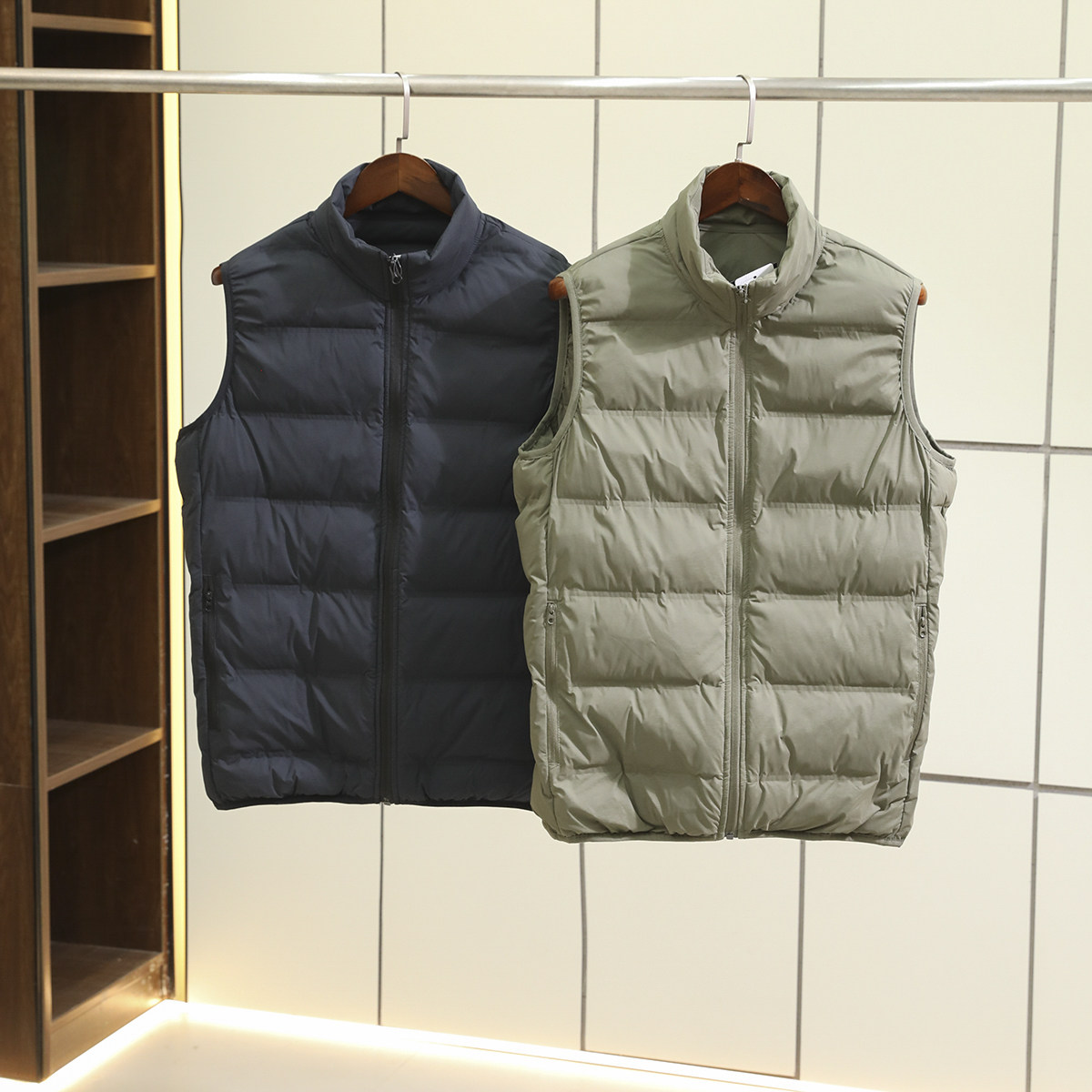 王炸单品 排骨马甲 中空发热纤维 冬季男士防泼水立领棉背心马甲,男装,常规马甲,淘宝优惠券,粉丝福利购,淘宝优惠卷