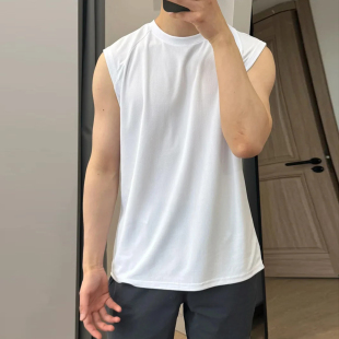 何止舒适！速干透气高弹！4D环绕立裁！夏季男士户外运动无袖背心