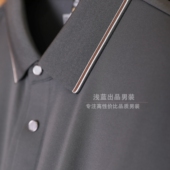 莫代尔混纺 夏季 男士 线下1299 polo衫 桑蚕丝 短袖 T恤 柜上同步