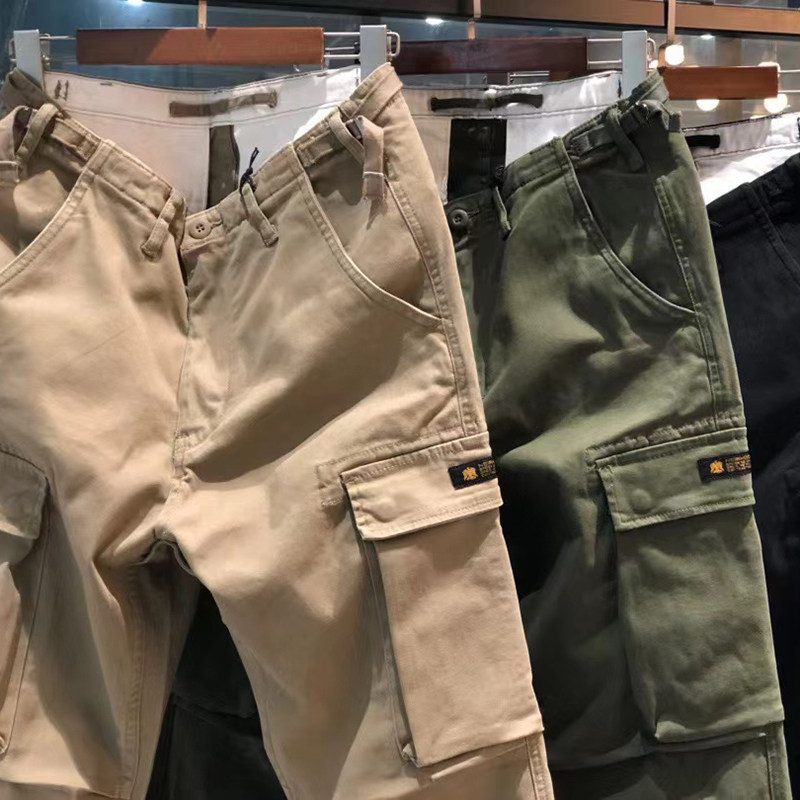 军版工装裤！立体大口袋！棉质纱卡！男士时尚百搭显瘦束脚休闲裤,男装,休闲裤,淘宝优惠券,粉丝福利购,淘宝优惠卷