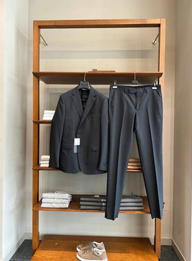 宣判封鼎！原3W+！Super120支羊毛混纺！男商务西服西裤高端套西