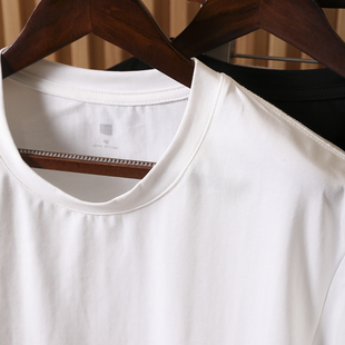 基础百搭王！高支精梳棉！亲肤透气！男士舒适简约打底短袖T恤衫