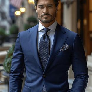 意式 男商务西服西裤 高奢 S超细羊毛 高端套西 Super150 原3W3