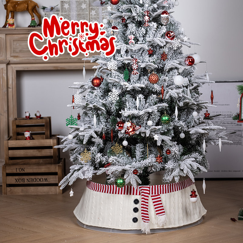 圣诞节装饰品圣诞老人印花围栏