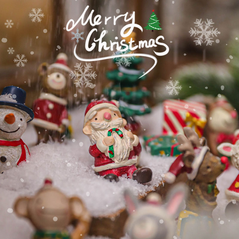 圣诞装饰品老人小摆件