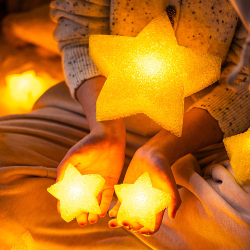 手持小星星灯发光手环演出道具