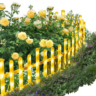 草坪灯户外防水太阳能围栏灯庭院氛围灯场景布置装饰发光护栏栅栏
