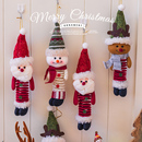 圣诞节礼物儿童玩具雪人公仔圣诞树平安夜装 饰老人玩偶幼儿园礼品