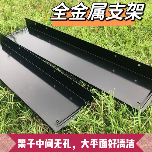 免打孔厨房壁挂置物架调味料墙上放置洗手卫生间浴室墙上隔板架子