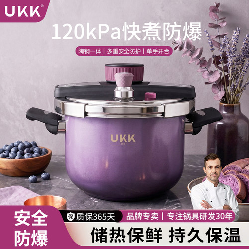 ukk304不锈钢智能防爆高压锅
