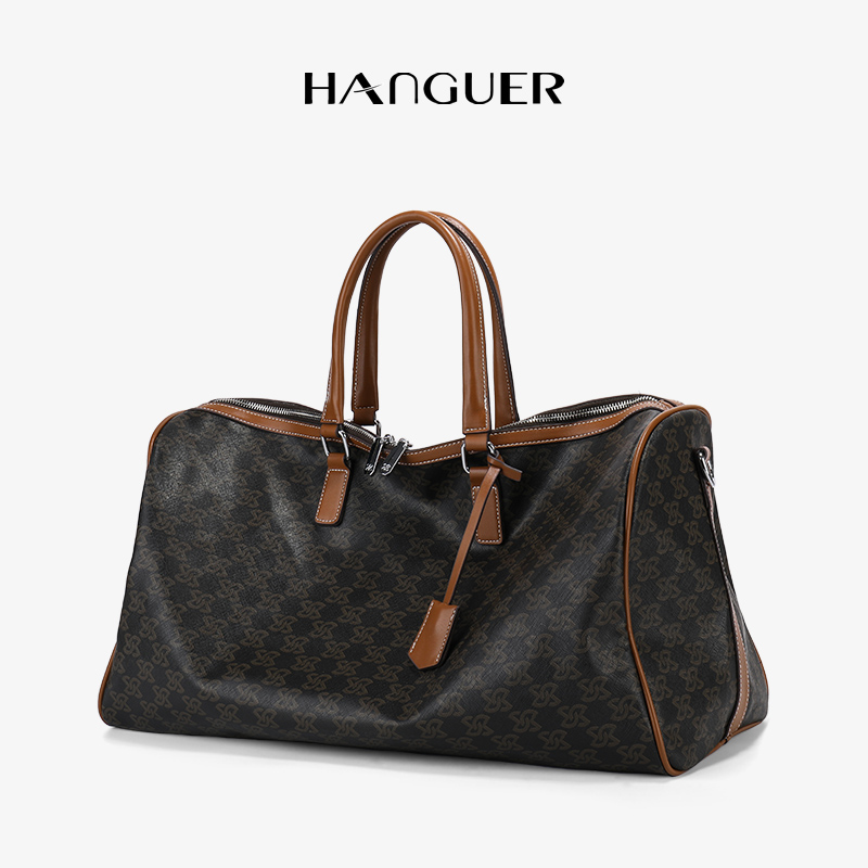 HANGUER＆CK 高级感手提短途旅行袋大容量包包女休闲轻便斜挎包
