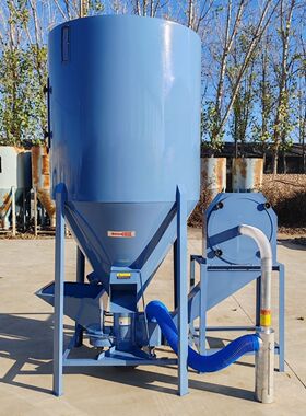 德国品质家用300kg500kg1000kg立式无尘饲料搅拌粉碎机一体机养殖