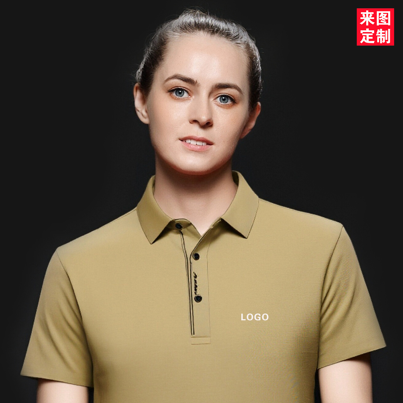 POLO衫定制公司团队短袖工作服