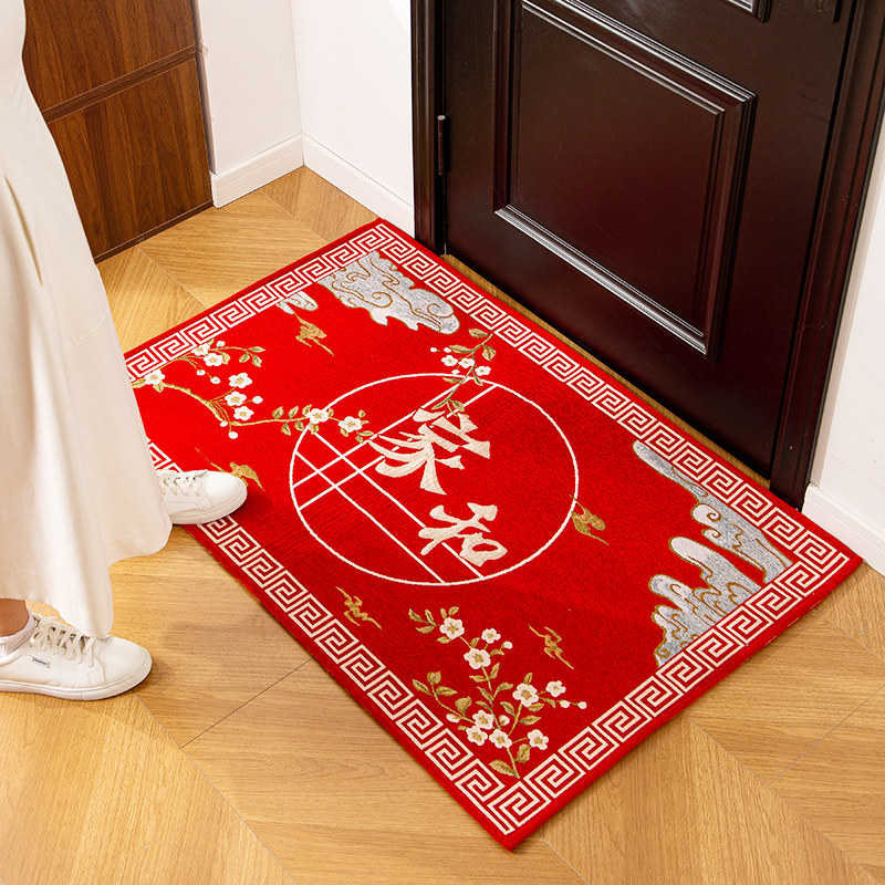 入户门地垫家用红色地毯门垫进门脚垫门口垫子喜庆进户大门防滑垫,居家布艺,入户地垫,淘宝优惠券,粉丝福利购,淘宝优惠卷