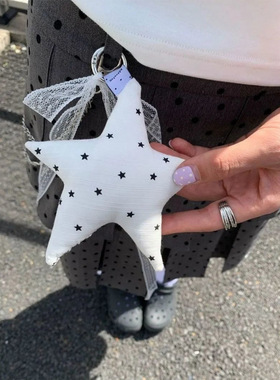 裤链配饰多巴胺五角星挂件玩偶包挂饰亚文化韩系钥匙扣