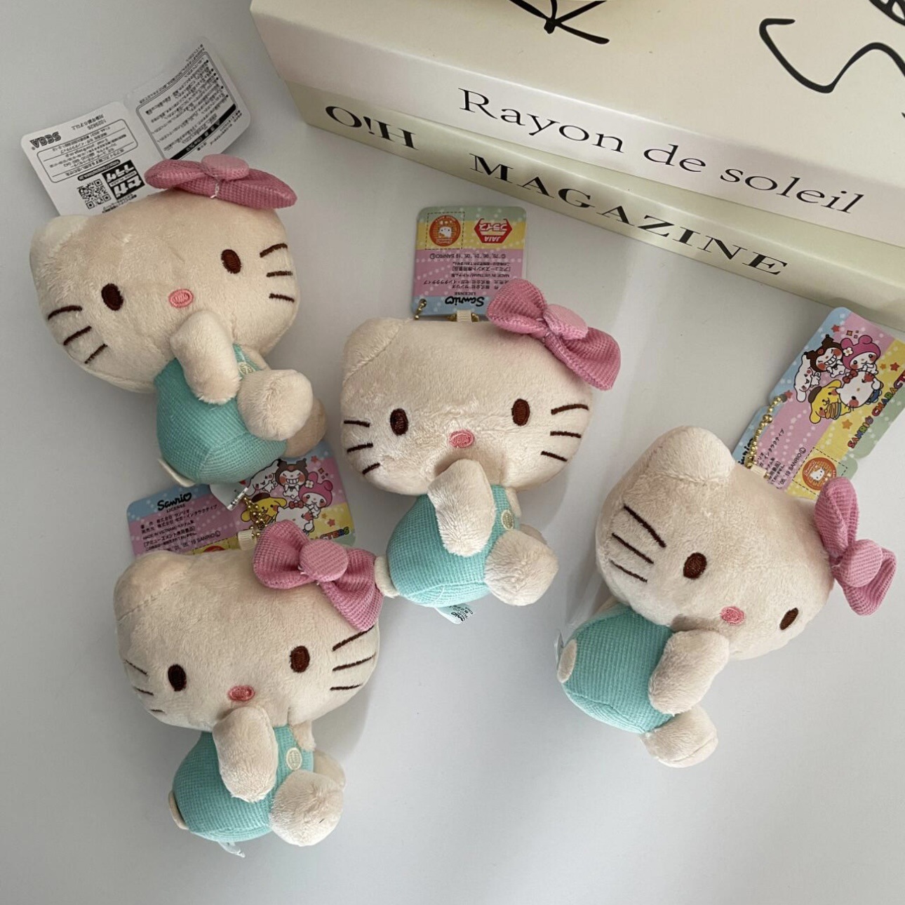 新款hellokitty可爱玩偶侧坐凯蒂猫kitty包挂件挂饰玩偶公仔挂件