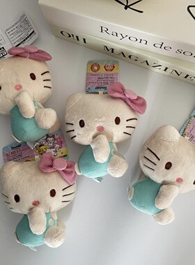 新款hellokitty可爱玩偶侧坐凯蒂猫kitty包挂件挂饰玩偶公仔挂件