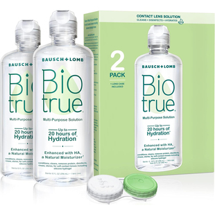 美国洛杉矶直邮 Biotrue隐形眼镜多功能护理液清洁液清洁护理保湿