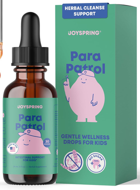 美国洛杉矶直邮JoySpring ParaPatrol儿童草本混合饮料液体补充剂