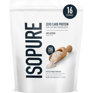 美国洛杉矶直邮Isopure Zero Carb 100% 纯乳清蛋白分离粉无乳糖