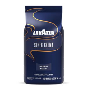 美国洛杉矶直邮Lavazza Super Crema 整颗咖啡豆中度浓缩咖啡烘焙
