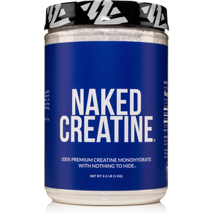 美国洛杉矶直邮 NAKED纯微粒肌酸单水合物增肌力量训练健身补充剂
