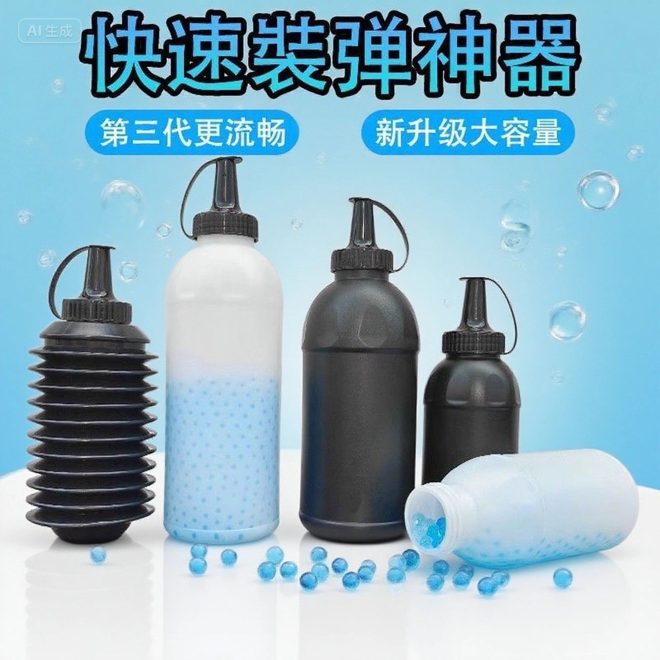 水弹加弹瓶7-8mm快速装弹