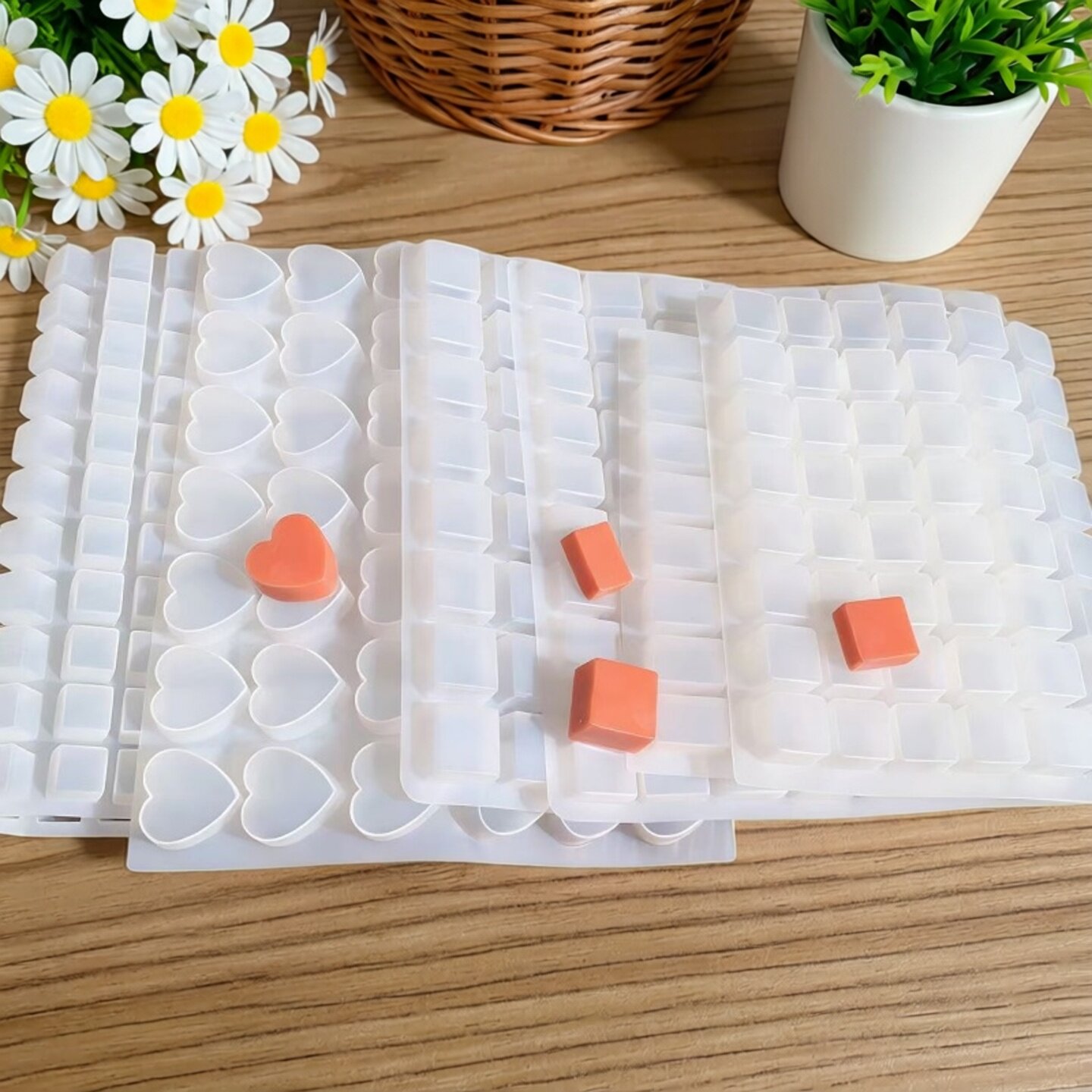 正方形方形格子红糖黑糖模具图片