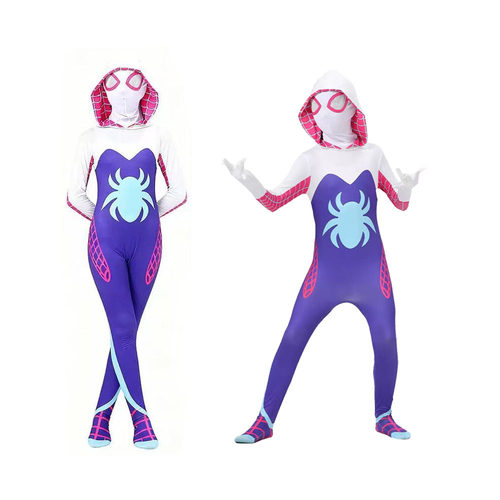 格温紧身衣cos服蜘蛛侠平行宇宙