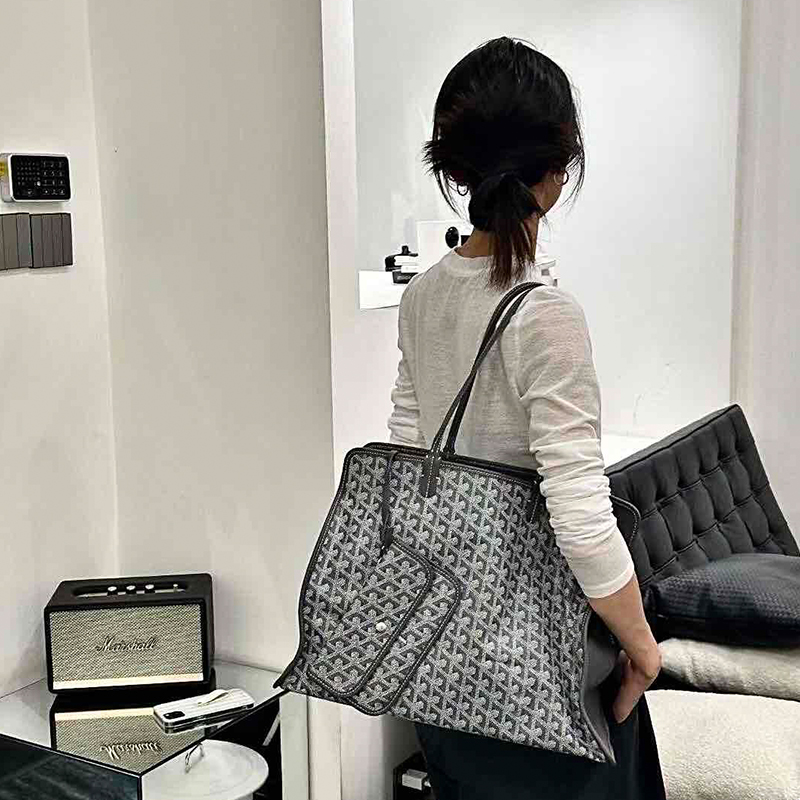 包包女式2025新款狗牙托特包大容量Hardy购物袋拉链电脑包