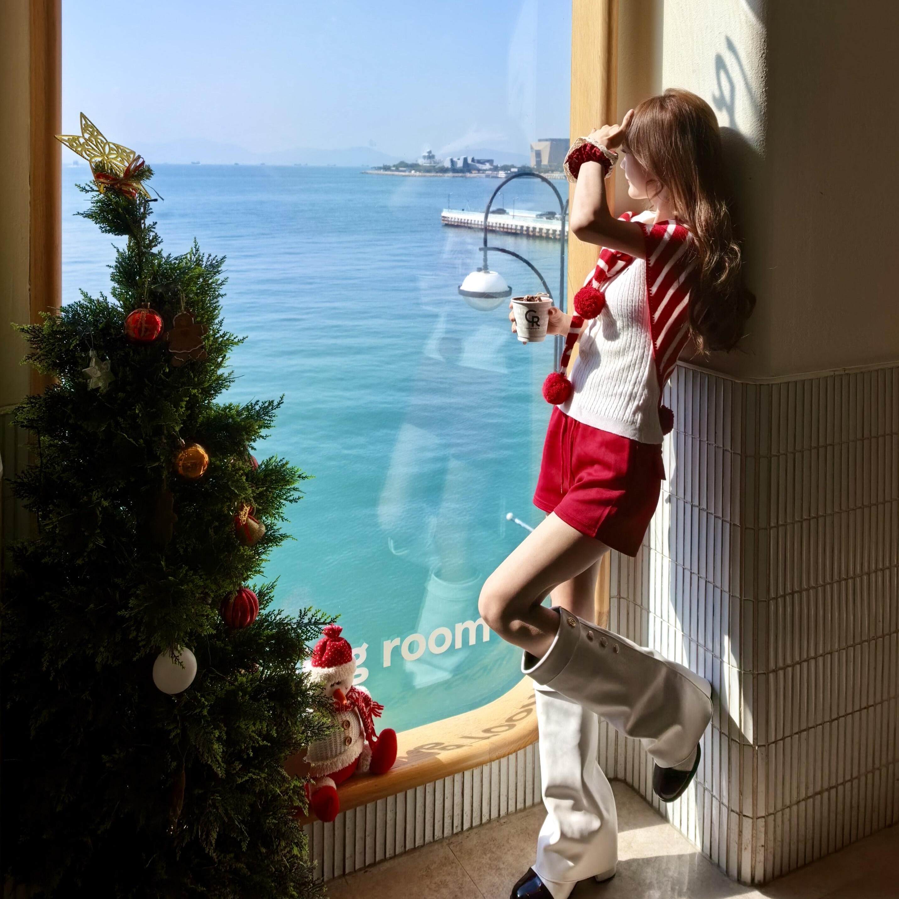 美式复古撞色抽绳运动卫裤短裤女春秋新款百搭休闲显瘦阔腿裤,女装/女士精品,休闲裤,淘宝优惠券,粉丝福利购,淘宝优惠卷