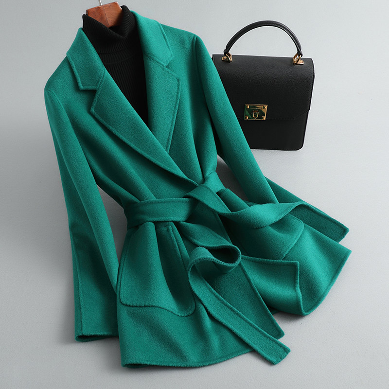 小个子韩版气质高端羊毛呢子外套