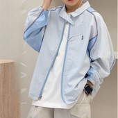 儿童拉链衫 2025春装 韩版 男童外套时尚 洋气男孩翻领中大童夹克 新款