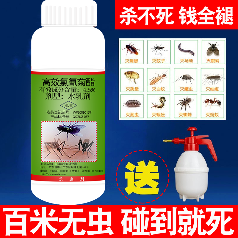 大瓶杀虫剂蚊子下水道杀虫药喷雾
