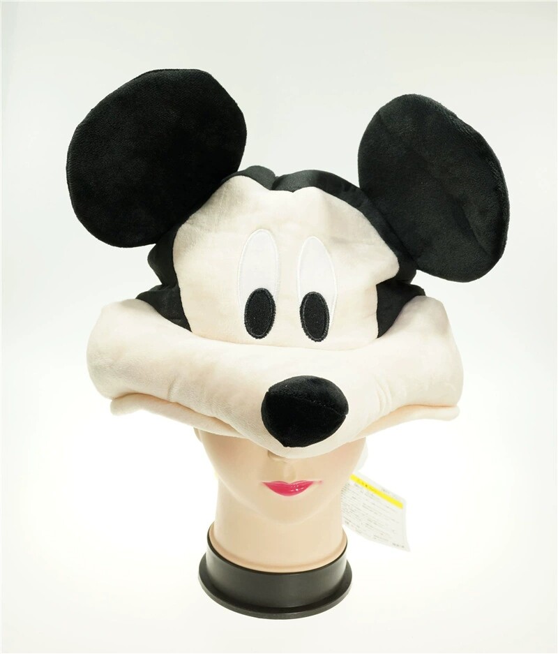 迪士尼mickey米奇米妮米老鼠公仔带身体立体头套毛绒玩偶帽子道具