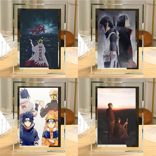 相框照片定制diy水晶6寸摆台简约相簿画框礼物来图定做玻璃相框画图片