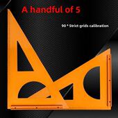 木工三角尺大号拐尺90度加厚直角三角板高精度电木板角尺装 修工具