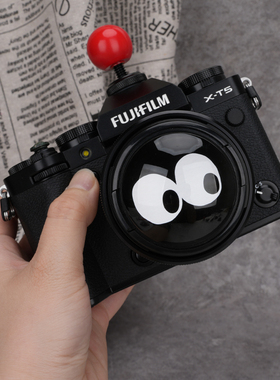 斜眼相机镜头热靴盖适用佳能R50富士XT50XM5尼康Z30索尼ZVE-10等