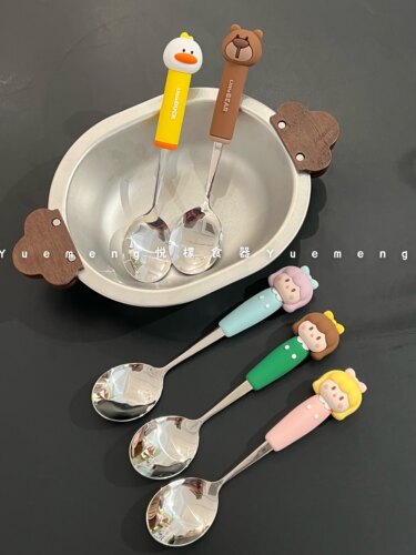 摔不坏304不锈钢可爱儿童家用