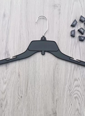 G484衣架多功能防滑衣服挂成人阳台纯色衣撑子外贸出口黑色hanger